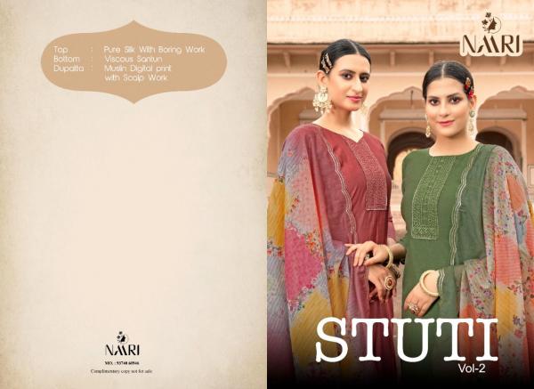 Naari Stuti Vol 2 Silk Embroidery Designer Salwar Suit